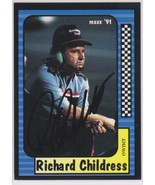 Richard Childress Signed Autographed 1991 Maxx NASCAR Racing Card - $379.94 MXN