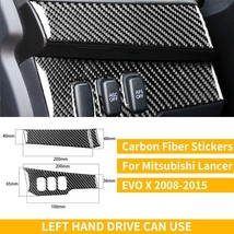 For   EVO X MR 2008-2015  Interior Trim Sticker Set Speedometer Window Lifting S - £55.47 GBP
