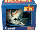 Vintage 1995 Riddell Micro Helmet Miami Dolphins - SIGNED BY SOME 2001 P... - £31.64 GBP