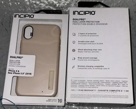 Incipio Dual Pro Rose Blush Two Layer Protection Phone Case for Apple iPhone X - £6.78 GBP