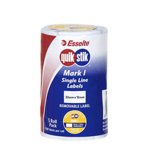 Quik Stik Mark Removable Label Plain (5pk) - Mark 1 - $45.56