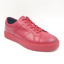 INC Men Casual Lace Up Sneakers Ezra Size US 9.5M Red Faux Leather - $22.53