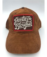 NEW Hootie &amp; The Blowfish Brown Corduroy Hat Adjustable Leather Strap Da... - £15.86 GBP