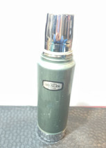 Vintage Aladdin&#39;s Stanley Thermos No. A-944C One Quart No 100 Cup Green - £16.92 GBP