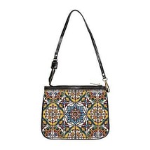 Azulejos-Portuguese style Small Shoulder Bag - $39.00