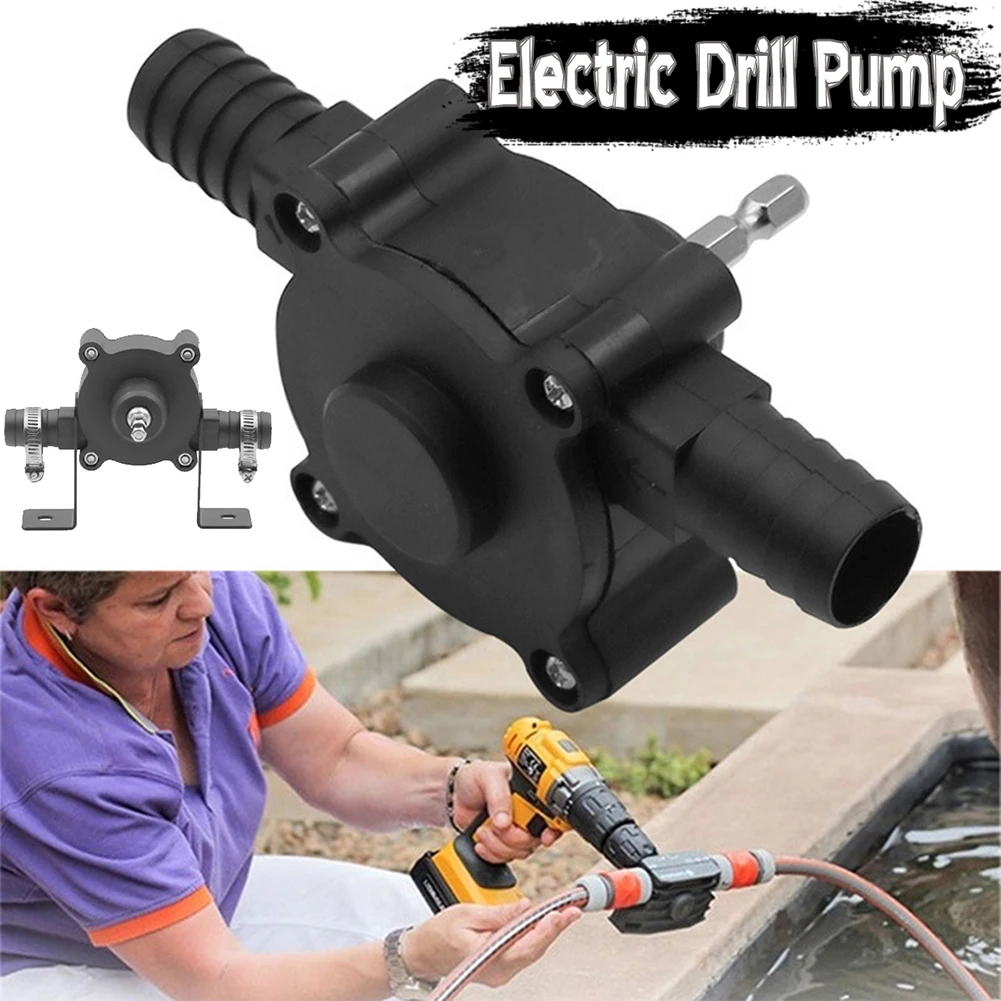 House Home Electric Drill Water Pump Diesel A Fluid Hand Self-priming Liquid Tra - £19.71 GBP