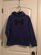 Under Armour Men&#39;s Blue Black Hoodie Sweatshirt  - £31.23 GBP