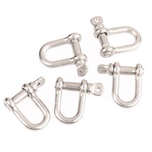 STAINLESS STEEL SHACKLE U-SHAPE 3/16IN 5 PACK - £13.12 GBP