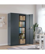vidaXL File Cabinet Anthracite Powder-coated steel Large File Cabinet - $36,054.07 MXN