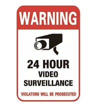LOT 4 X Recorded  Security Camera Sticker Warning Sticker Sign US SELLER - $8.13