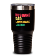 30 oz Tumbler Stainless Steel Funny Husband Dad Lawn Care Legend  - £25.91 GBP