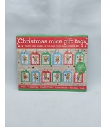The World of Cross Stitching Festive Mice Tag Kit Lucie Heaton - $13.50 CAD