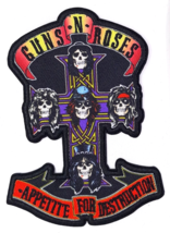 Guns N Roses Appetite For Destruction  Printed &amp; Embroidered Patch 3&quot;x 4... - $7.49