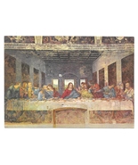 Glossy Art Postcard The Last Supper Leonardo Da Vinci Pace &amp; C. Milano I... - £3.95 GBP