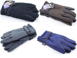 G9374M:1 Pair Men&#39;s NON-SLIP Grabber Palms Fleece Sport Ski Work Driving... - €4,70 EUR