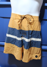 RVCA Men&#39;s 17&quot; Westport Board Shorts Size 36 Orange &amp; Blu M1121RWT - $29.70