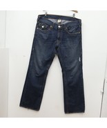 True Religion Jeans Ricky Style Mens Size 34 Distressed Very Nice - £29.42 GBP
