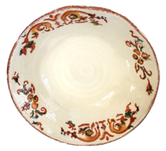 Bizzirri Italy Soup Pasta Bowl 2.5H” 9&quot;W White, Rust Brown, Multi, Scall... - £10.21 GBP