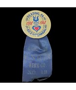 1948 BICENTENNIAL GUEST OF UNION FIRE CO. NO.13 READING PA VINTAGE RIBBO... - $184.17 MXN