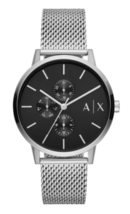 A|X Armani Exchange Men&#39;s Cayde Stainless Steel Mesh Bracelet Watch 42mm - £80.14 GBP