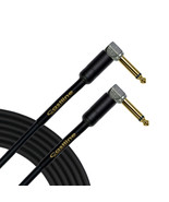 Castline Gold 1/4&quot; TS Right Angle Unbalanced Patch Cable Mogami 2524 - $274.71 MXN+