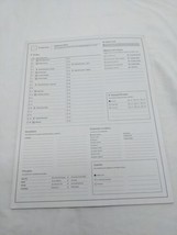 Kingdom Death Monster 1.0 Settlement Sheet Pad - £35.60 GBP