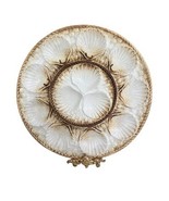 Vintage Longchamp Oyster Platter Large French Barbotine Seafood Serving ... - €190,20 EUR