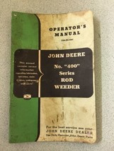 John Deere 400 series rod weeder operators manual om-D2-1051 tractor  - £5.58 GBP