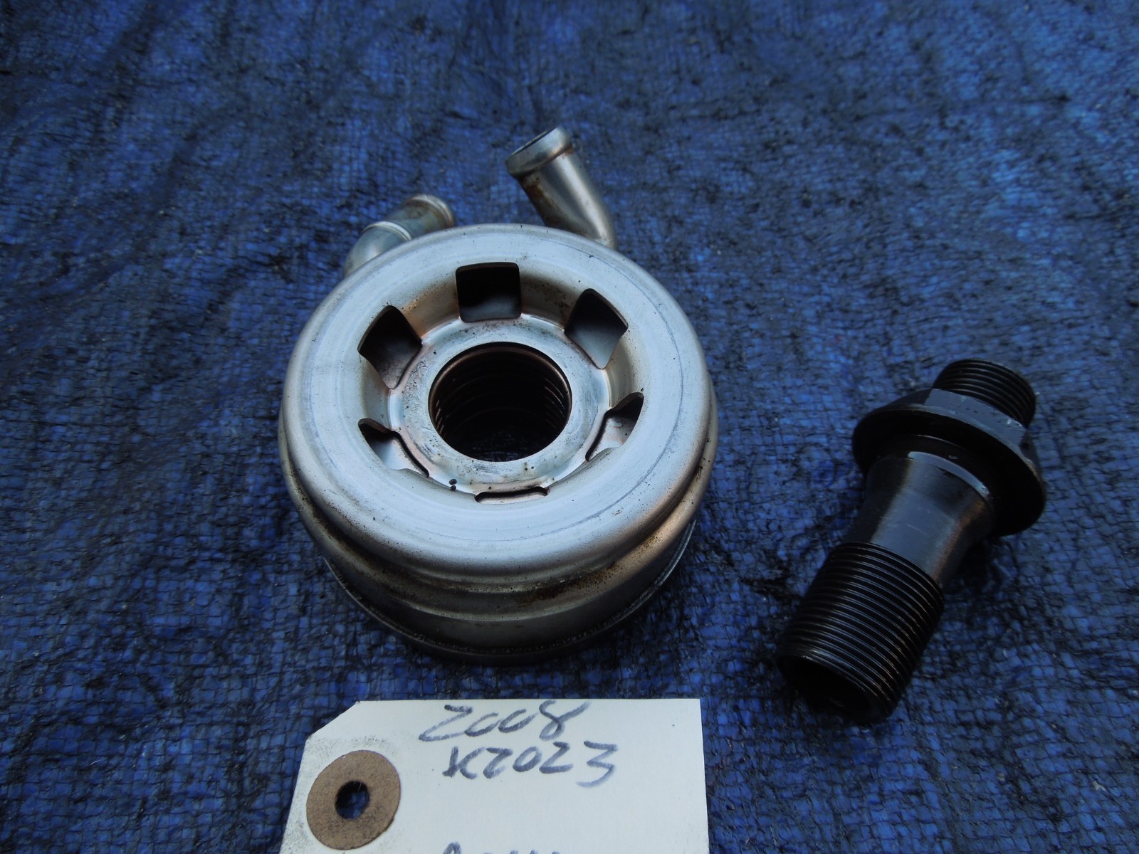 06-11 Honda Civic SI K20Z3 engine oil cooler housing engine motor OEM k20 AA46 Item image 3