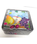 CHURCHILL&#39;S UK FRUITS &amp; VINES TIN STORAGE CONTAINER Embossed BODNITZ ALL... - £17.78 GBP