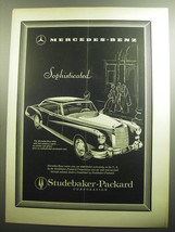 1958 Studebaker-Packard Mercedes-Benz 300d Car Advertisement - Sophisticated - £14.78 GBP