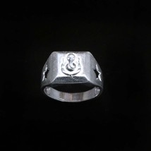 Indien Véritable Argent Massif Homme Main Ganesha Bague - £22.49 GBP