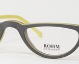 Röhm 9029 900 Gris Foncé / Jaune Chartreuse Lunettes Uniques Rohm 44-22-... - $86.74