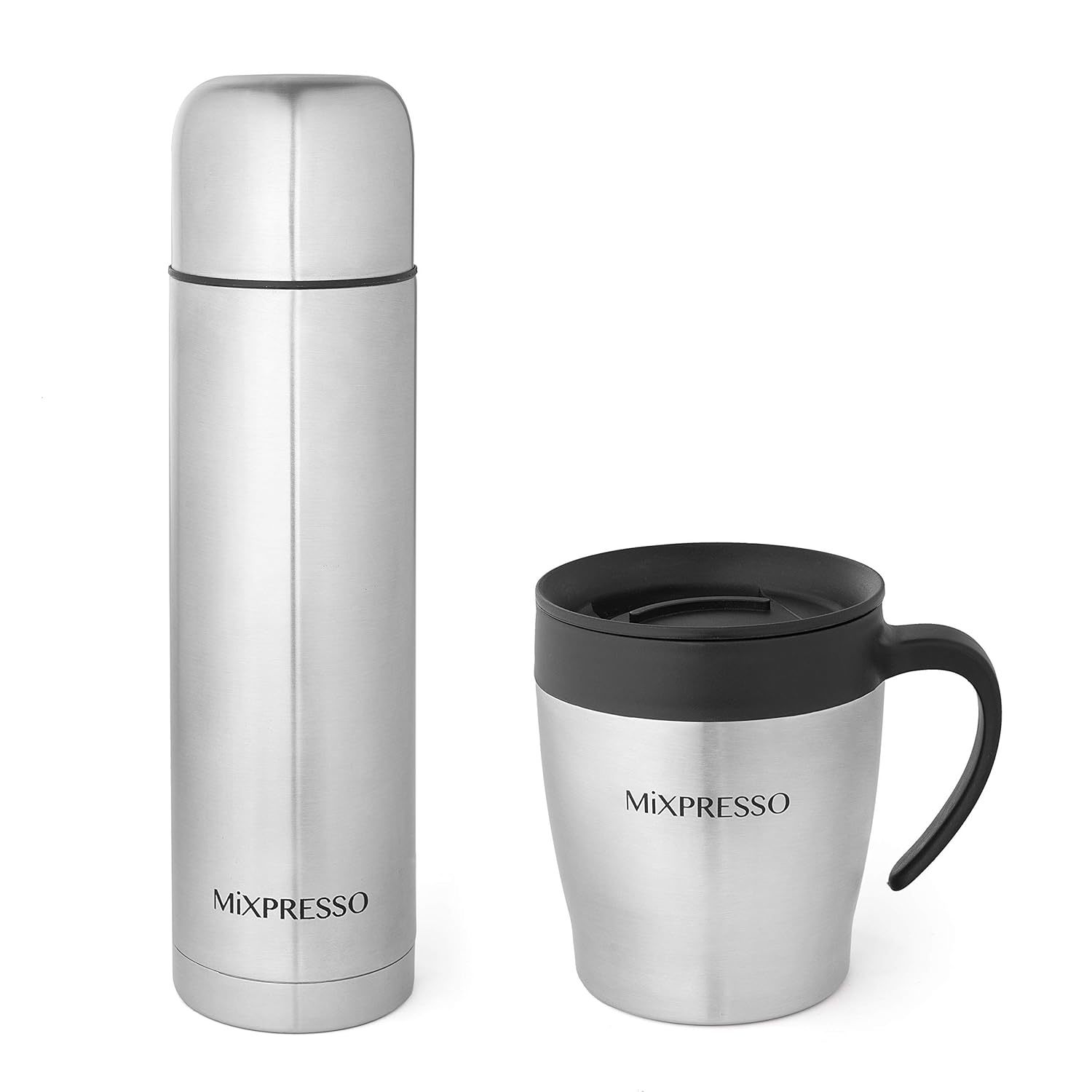Primary image for Mixpresso Coffee Flask +Coffee Mug, Stainless Steel Coffee vacuum flask For Hot 