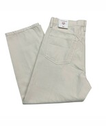 Lucky Brand Jeans Womens 10/30 White Ivory 90s Loose Fit High Rise Crop ... - $34.35