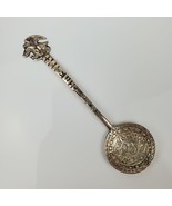 Vintage Mexico Sterling Silver Aztec Calendar Souvenir Spoon 925 1.1 grams - £46.74 GBP
