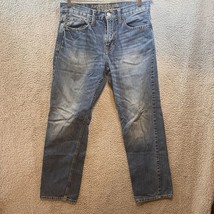 Men&#39;s American Eagle Medium Wash Extreme Flex Relaxed Straight Jeans sz 30 x 32 - £10.61 GBP
