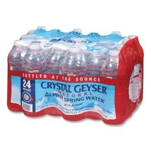 24 Pack Crystal Geyser Spring Water 16.9 Oz Bottle Fresh Refreshing - $36.00