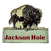 Vintage Jackson Hole Rubber Magnery Buffalo - £11.08 GBP