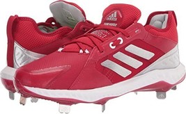 Adidas Women's FV9039 Metal Softball Cleats Red Size 7 - $59.99