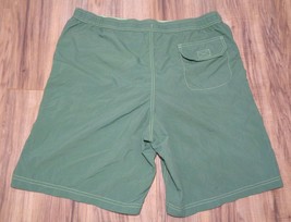 Caribbean Roundtree &amp; Yorke Size Medium Green New Men&#39;s Swim Trunks Board Shorts - £53.73 GBP