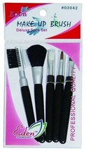 Eden 5-Piece Deluxe Makeup Brush Set - 5 Brushes In Package - #3042 - $2.25