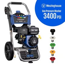 Westinghouse 3400 PSI 2.6 GPM Gas Powered Cold Water Pressure Washer Soap Tank  - £197.61 GBP