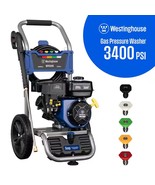 Westinghouse 3400 PSI 2.6 GPM Gas Powered Cold Water Pressure Washer Soa... - £193.28 GBP