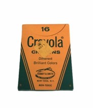 Vintage Crayola Crayons By Binney &amp; Smith 16 Count NIP - £7.46 GBP