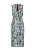 NWT Diane Von Furstenberg DVF Anissa in Rain Fig Ivory Jacquard Midi Dress 2 - £48.91 GBP
