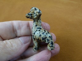 (Y-GIR-ST-552) spotted GIRAFFE giraffes stone crafted Figurine gemstone ... - $18.69