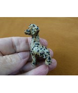 (Y-GIR-ST-552) spotted GIRAFFE giraffes stone crafted Figurine gemstone ... - $25.64 CAD
