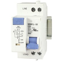 25A, 240V Ac, 1 Pole + Neutral Pole, Din Rail Mount Miniature, Ul1053 Recognized - $41.99