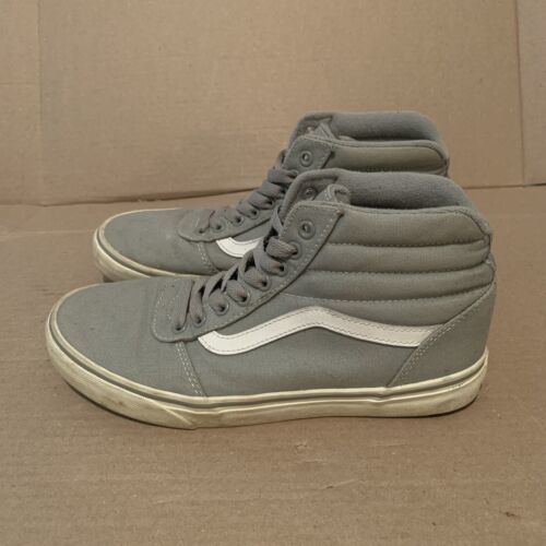 Primary image for Vans SK8 Hi Men's Size 8 Shoes Gray Mid Top Off the Wall Suede Skate Sneakers